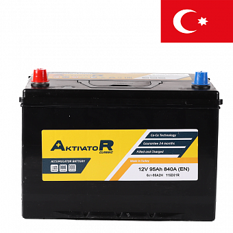   AKTIVATOR Classic 6- 95Ah L+ 840A EN 304/173/224 ..